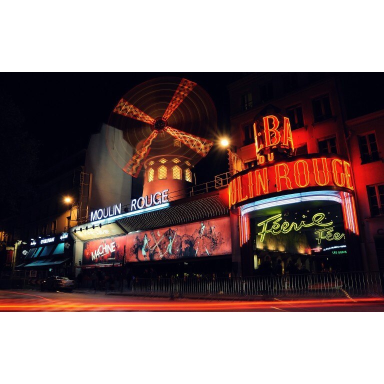 Fototapet autoadeziv Moulin Rouge, 75x110 cm